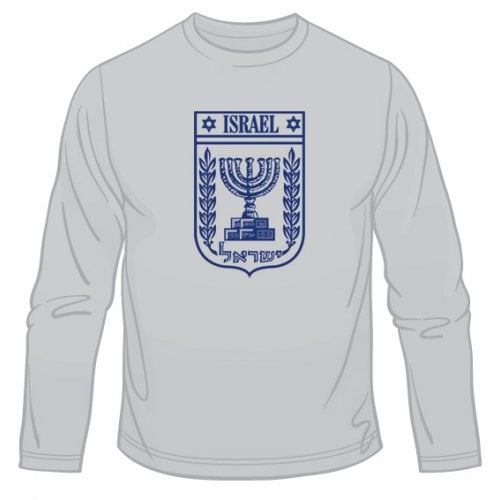 State of Israel Symbol Long Sleeved T-Shirt