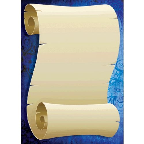 Stationery Sheets of Note Paper - Scroll Design