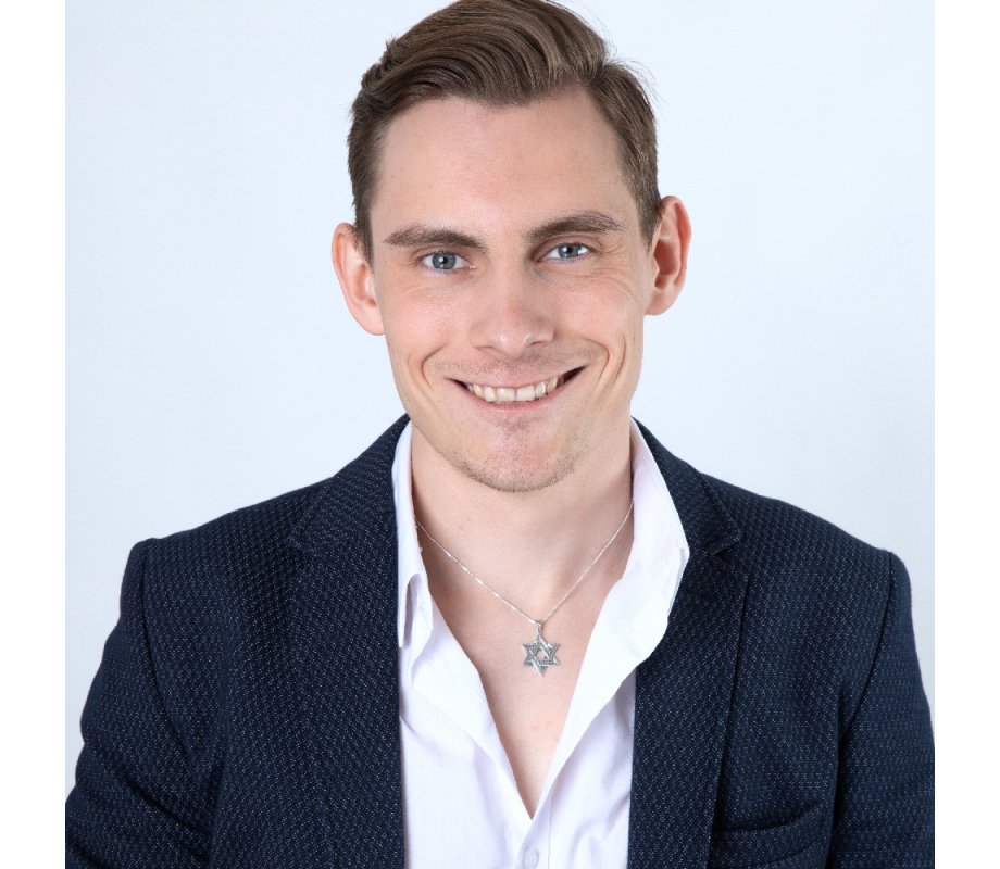 Sterling Silver Double Star of David Pendant Necklace – Beaded and Smooth Design