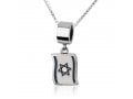 Sterling Silver Flag of Israel Charm