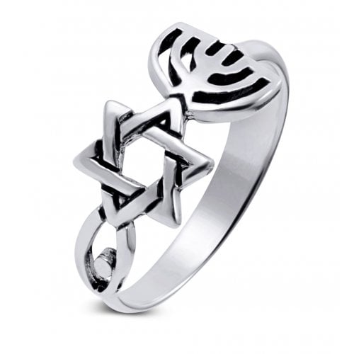 Sterling Silver Grafted Ring Spiritual Religious Jewelry