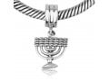 Sterling Silver Menorah Charm