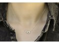 Sterling Silver Necklace with Infinity Symbol Pendant - In Yellow Gold or Silver