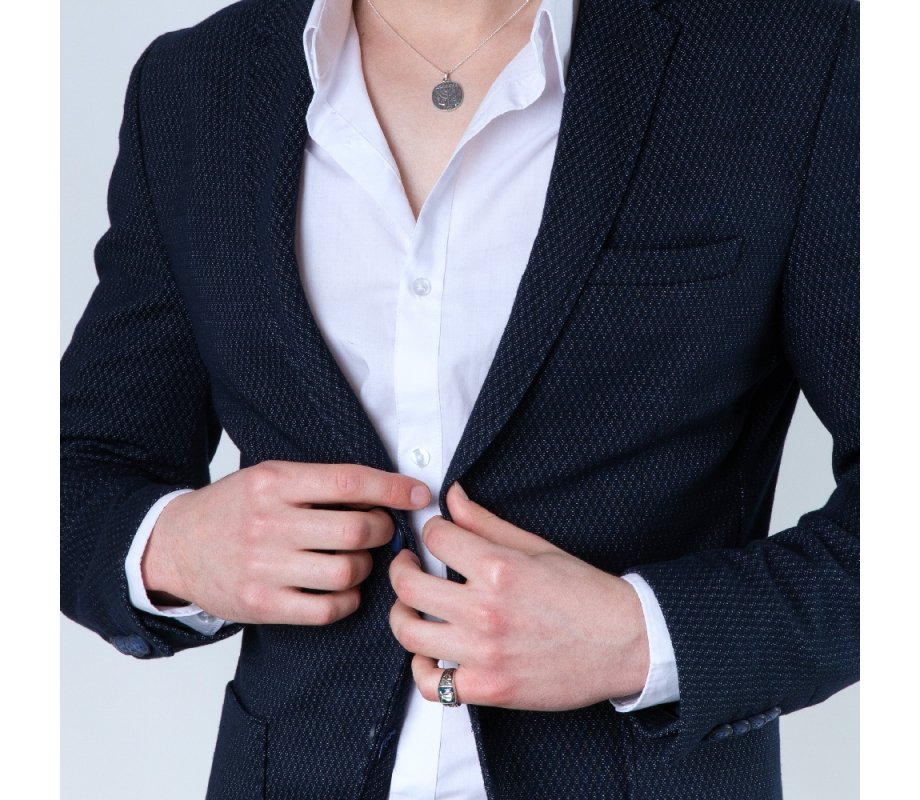 Sterling Silver Pendant Necklace - Ancient Coin Menorah Design