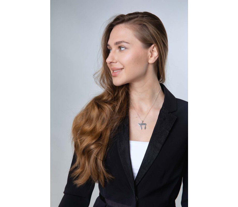 Sterling Silver Pendant Necklace - CHAI