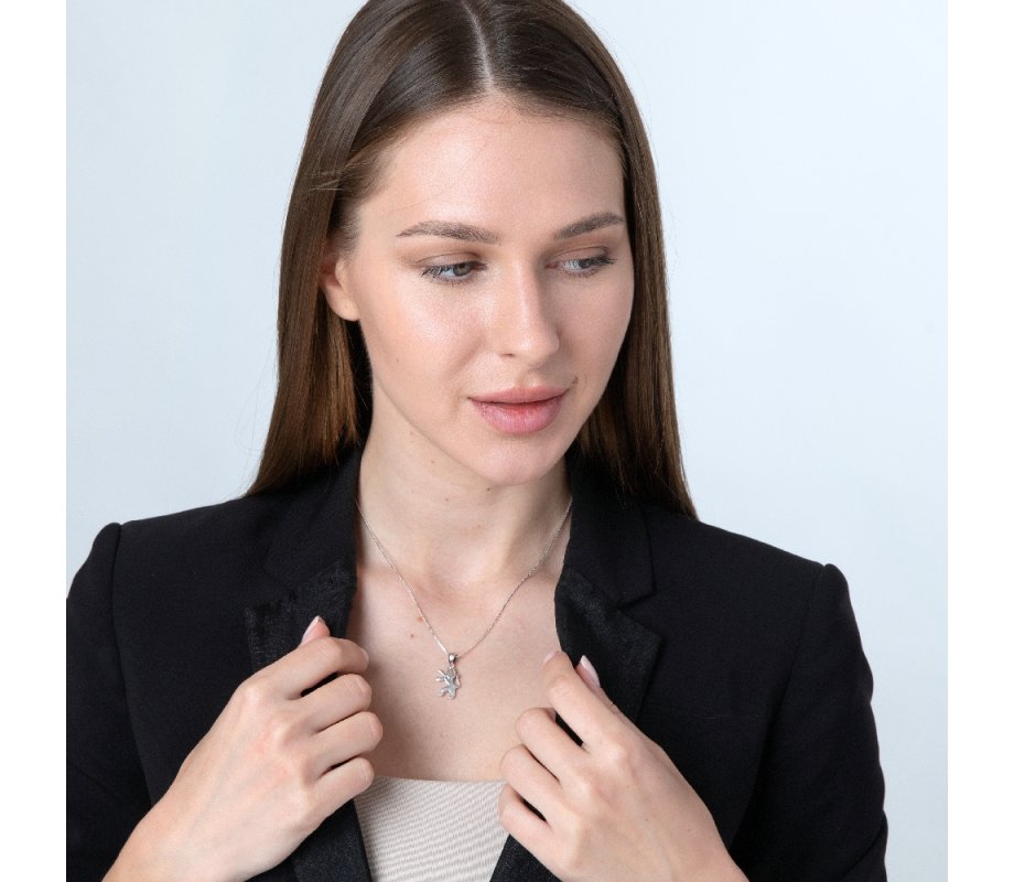 Sterling Silver Pendant Necklace - Roaring Lion of Judah