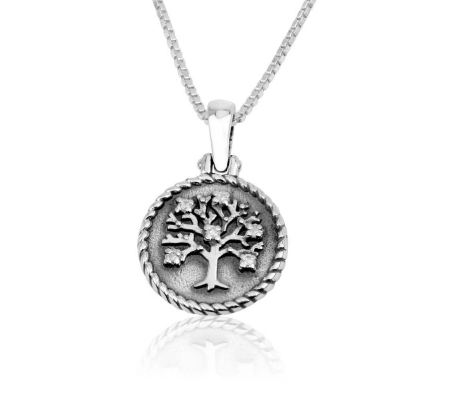 Sterling Silver Pendant Necklace - Tree of Life Design