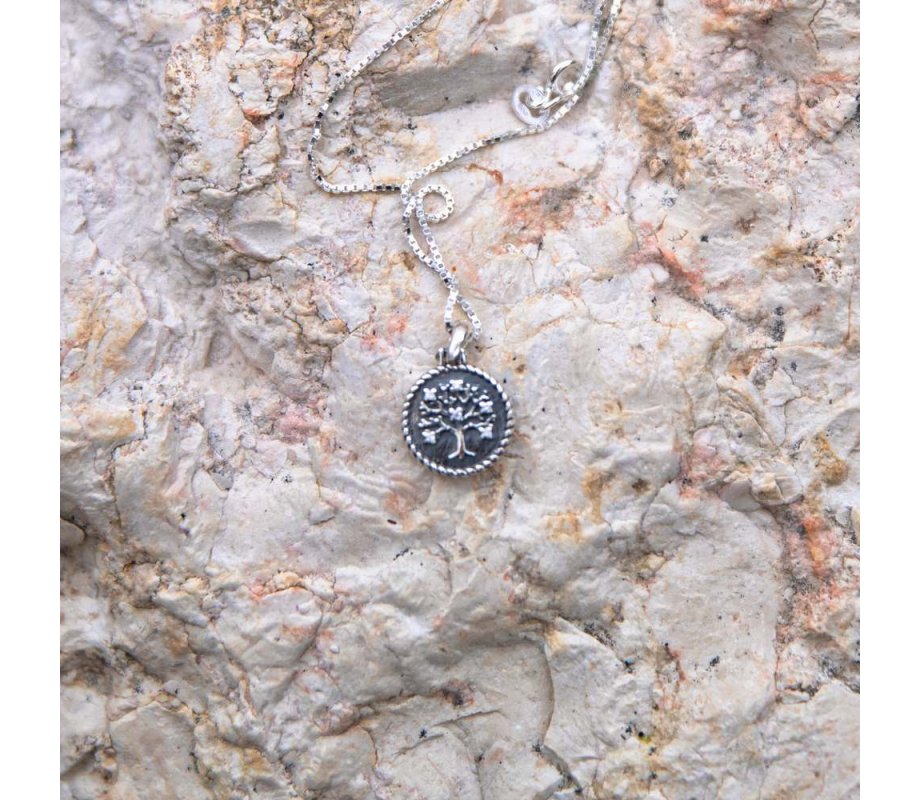 Sterling Silver Pendant Necklace - Tree of Life Design