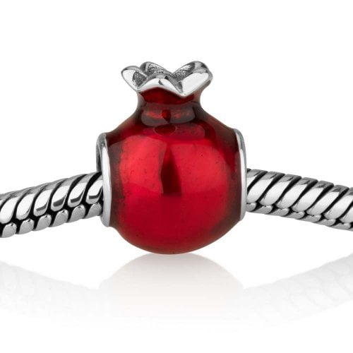 Sterling Silver Pomegranate Bracelet Charm