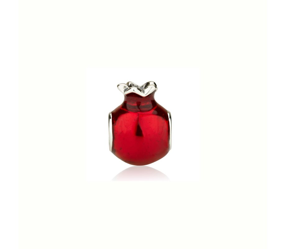 Sterling Silver Pomegranate Bracelet Charm