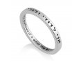 Sterling Silver Ring Engraved with Ani Ledodi VeDodi Li  English Inside