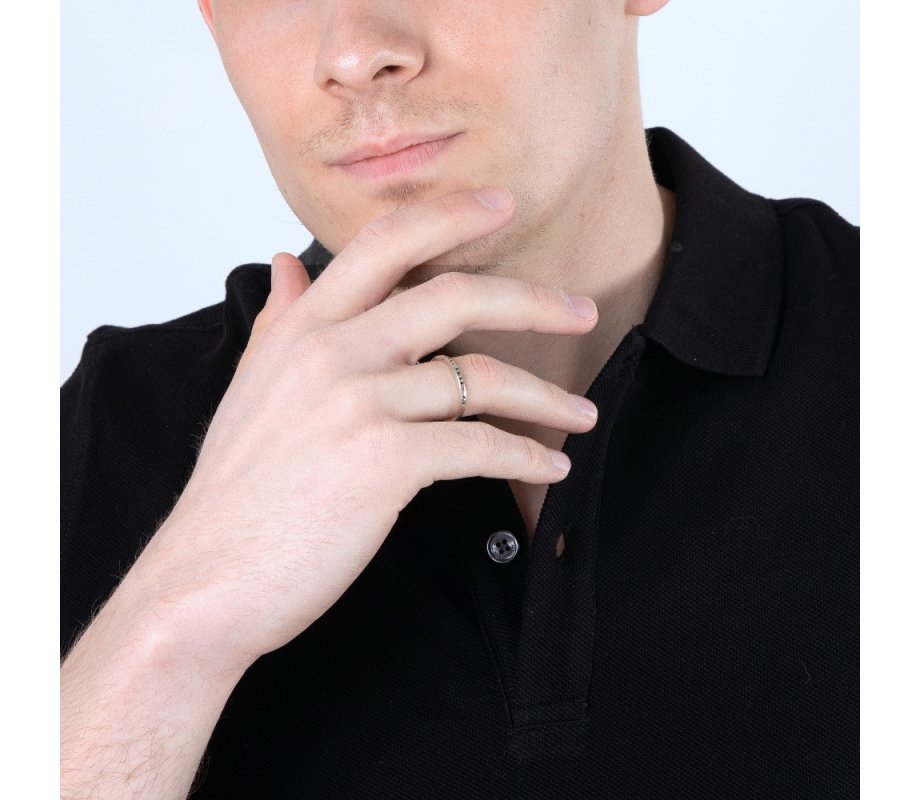 Sterling Silver Ring Engraved with Ani Ledodi VeDodi Li  English Inside