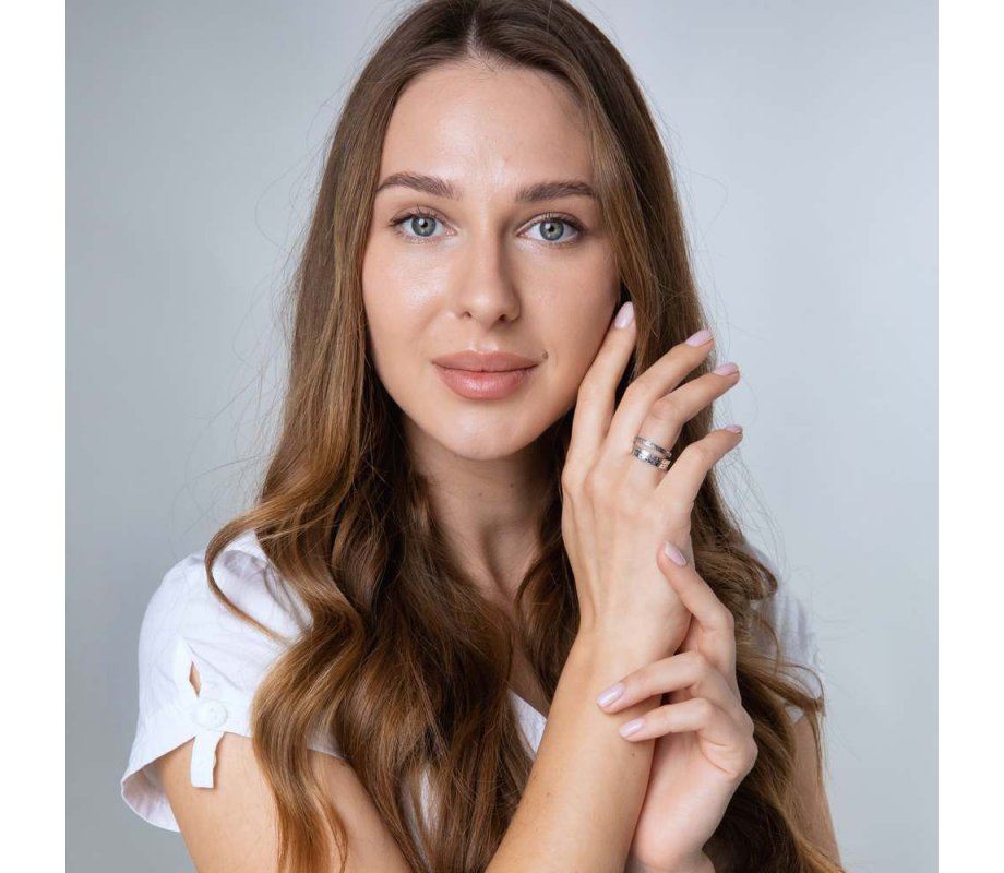 Sterling Silver Ring Engraved with Ani Ledodi VeDodi Li  English Inside