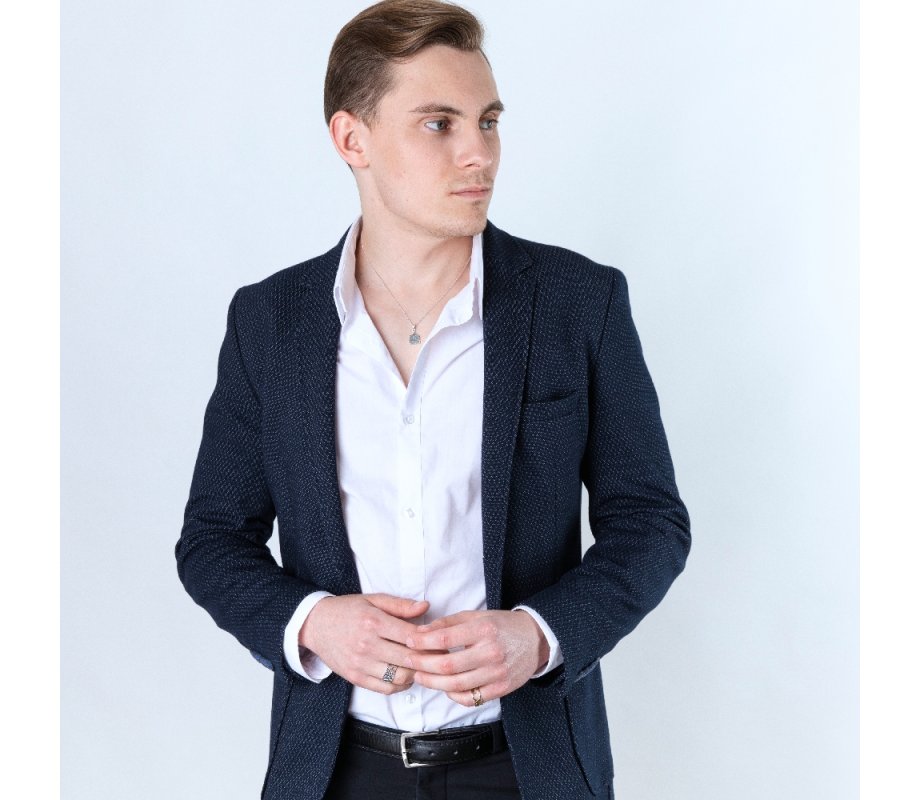 Sterling Silver Ring with Cutout Glittering Menorahs and Stars of David