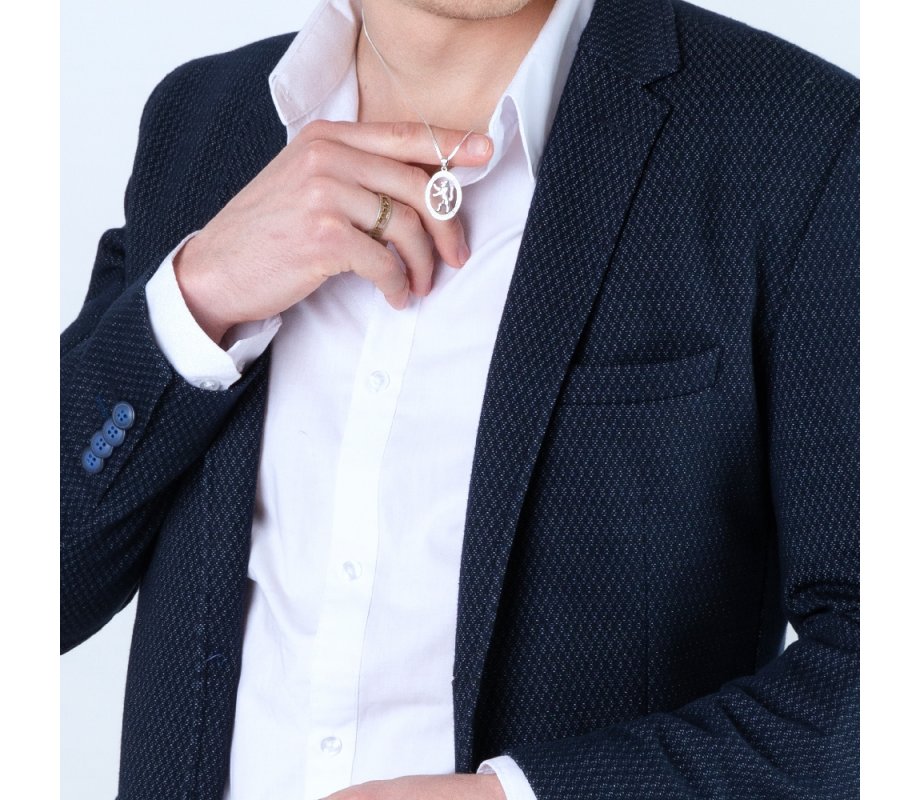 Sterling Silver Ring with Cutout Gold Plated Hebrew Ani Ledodi  English Inside