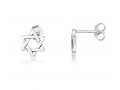 Sterling Silver Stud Earrings - Star of David