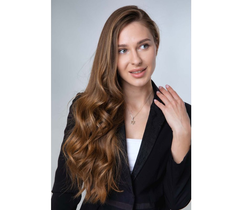 Sterling Silver and Gold Plated Pendant Necklace – Double Stars of David