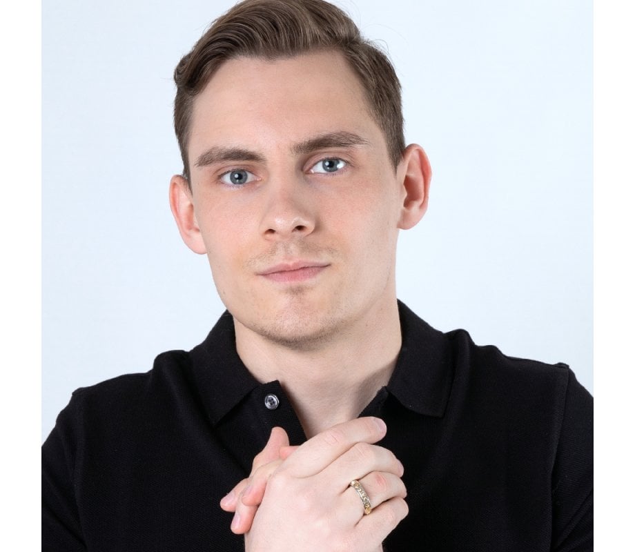 Sterling Silver and Gold Plated Ring, Psalm Protection Words - Hebrew & English