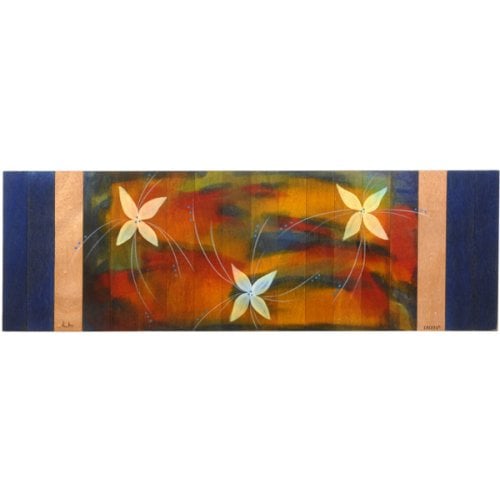 Table Runner Blue Florali by Kakadu Art