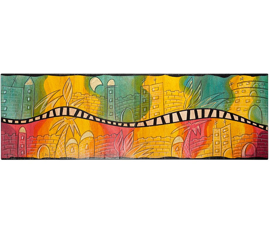 Table Runner O Jerusalem by Kakadu Art