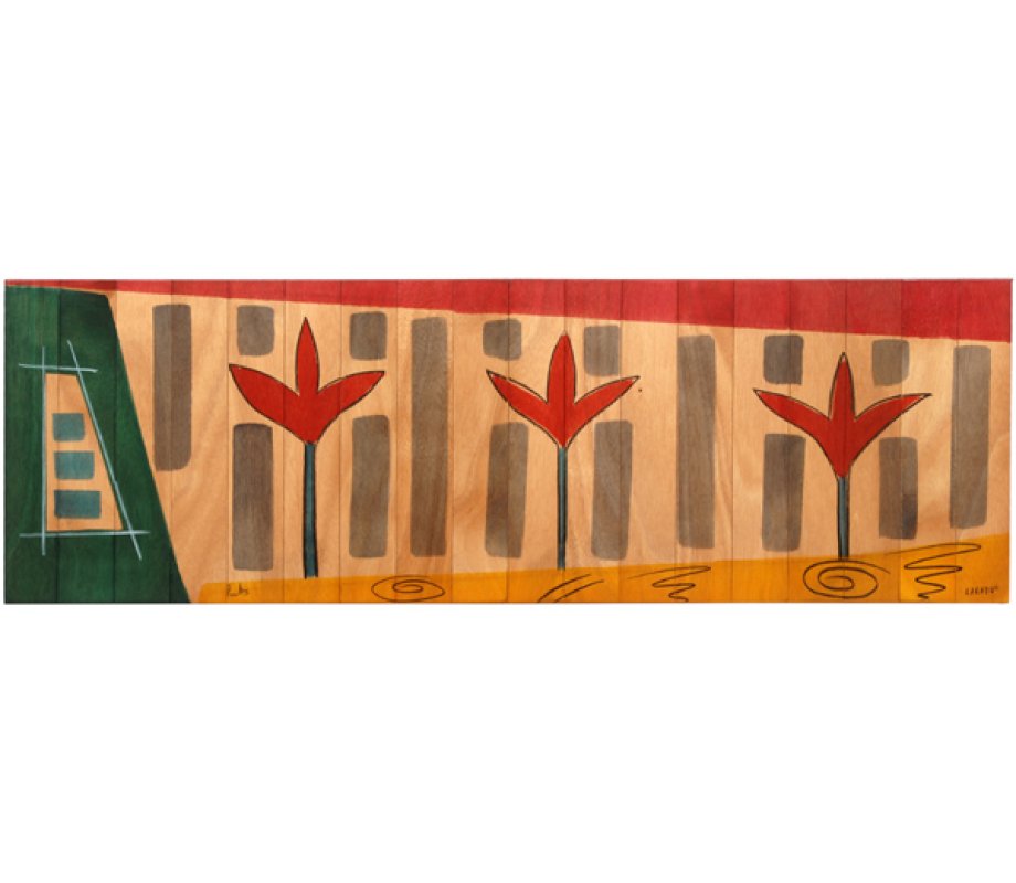 Table Runner Sun Stems by Kakadu Art