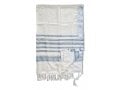 Talitnia Barak Non Slip Lightweight Wool Tallit Prayer Shawl - Blue Stripes