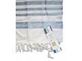 Talitnia Barak Non Slip Lightweight Wool Tallit Prayer Shawl - Blue Stripes