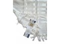 Talitnia Barak, Non-slip Lightweight Wool Tallit Prayer Shawl - White Stripes