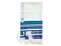 Talitnia Beney Or Tallit - Sons of Light Modern Wool Prayer Shawl - Blue