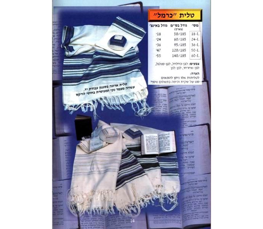 Talitnia Carmel Tallit Prayer Shawl