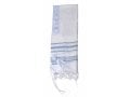 Talitnia Gilboa Light Weight Non Slip Tallit Wool Tallit Prayer Shawl - Light Blue Strips