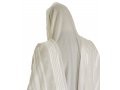 Talitnia Prima A.A Tallit Premium Pure Wool Prayer Shawl - White Stripes