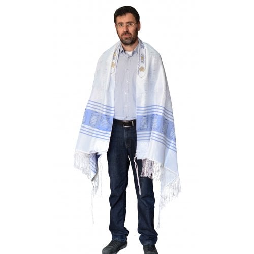 Talitnia Standard Silk & Polyester Tallit Prayer Shawl