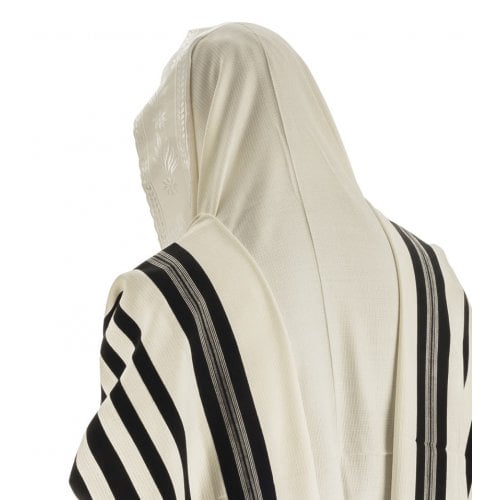 Talitnia Traditional Non-Slip Wool Tallit Prayer Shawl - David