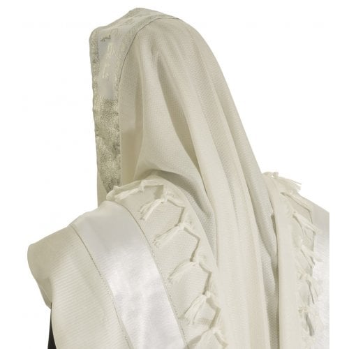 Talitnia Wool & Acrylic Tallit - Ohr (light) Design