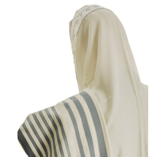 Talitnia Wool & Acrylic Tallit - Ohr (light) Design