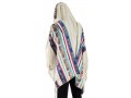 Talitnia Wool Dacron Tallit Jerusalem Holy City Prayer Shawl - Blue