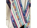 Talitnia Wool Dacron Tallit Jerusalem Holy City Prayer Shawl - Blue