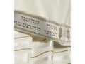 Talitnia Wool Tallit Traditional Kosher Prayer Shawl - White & Gold Stripes