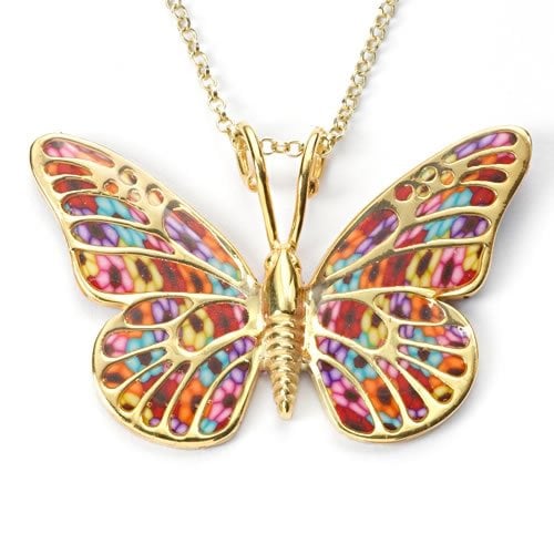 Thousand-Flowers Butterfly Pendant SALE PRICE - 1 LEFT IN STOCK !!!