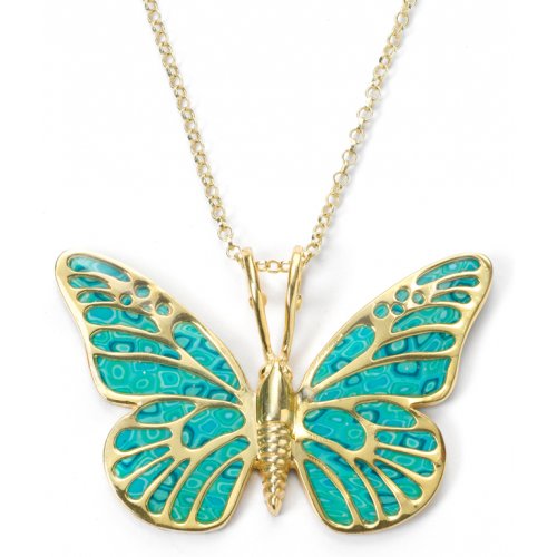 Turquoise Butterfly Pendant