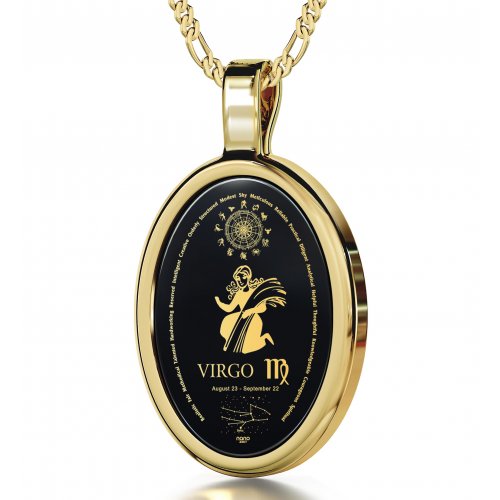 Virgo Zodiac Pendant by Nano Jewelry