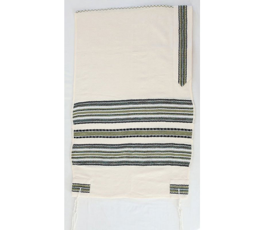 Weaving Creation Hand Woven Tallit Bina - Understanding