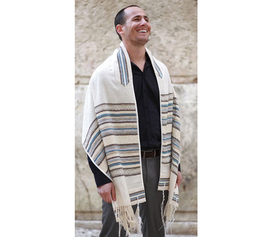 Weaving Creation Hand Woven Tallit Hod - Majesty