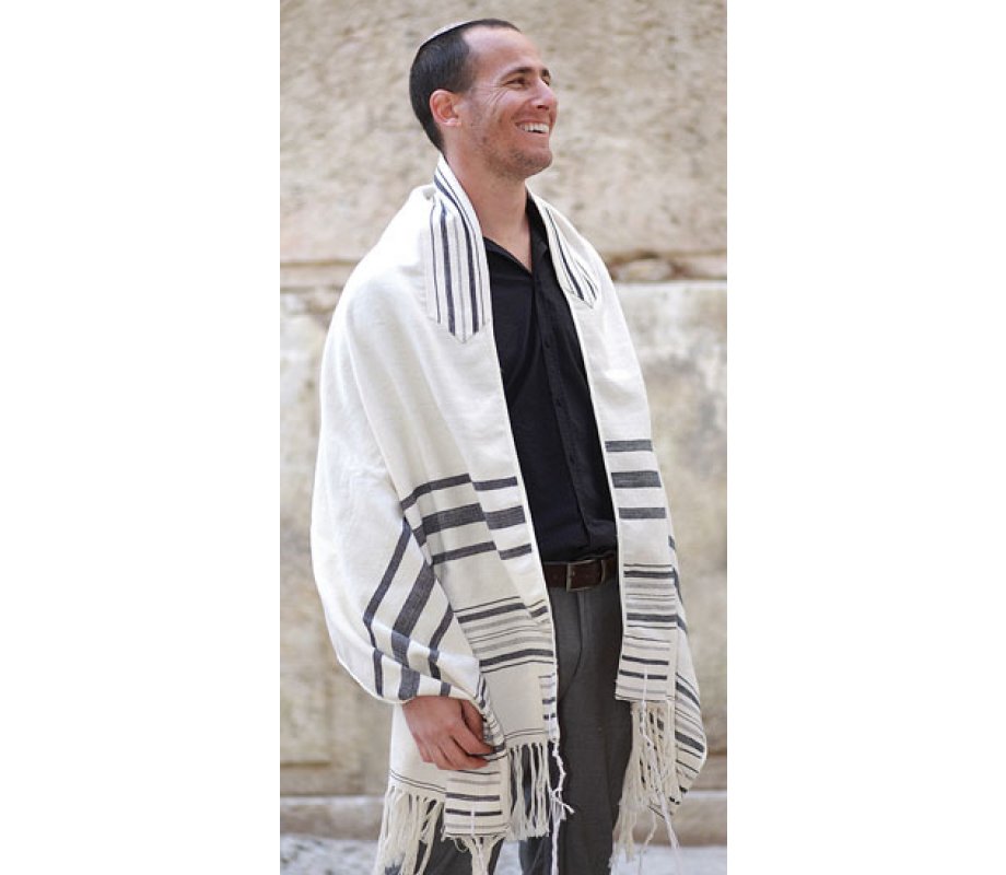 Weaving Creation Hand Woven Tallit Masoret - Tradition