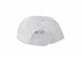 White Baseball Cap - Blue Israel Flag Design and 