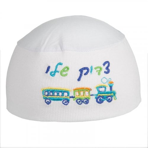 White Night Kippah for Children - Tzaddik Sheli, My Tzadik