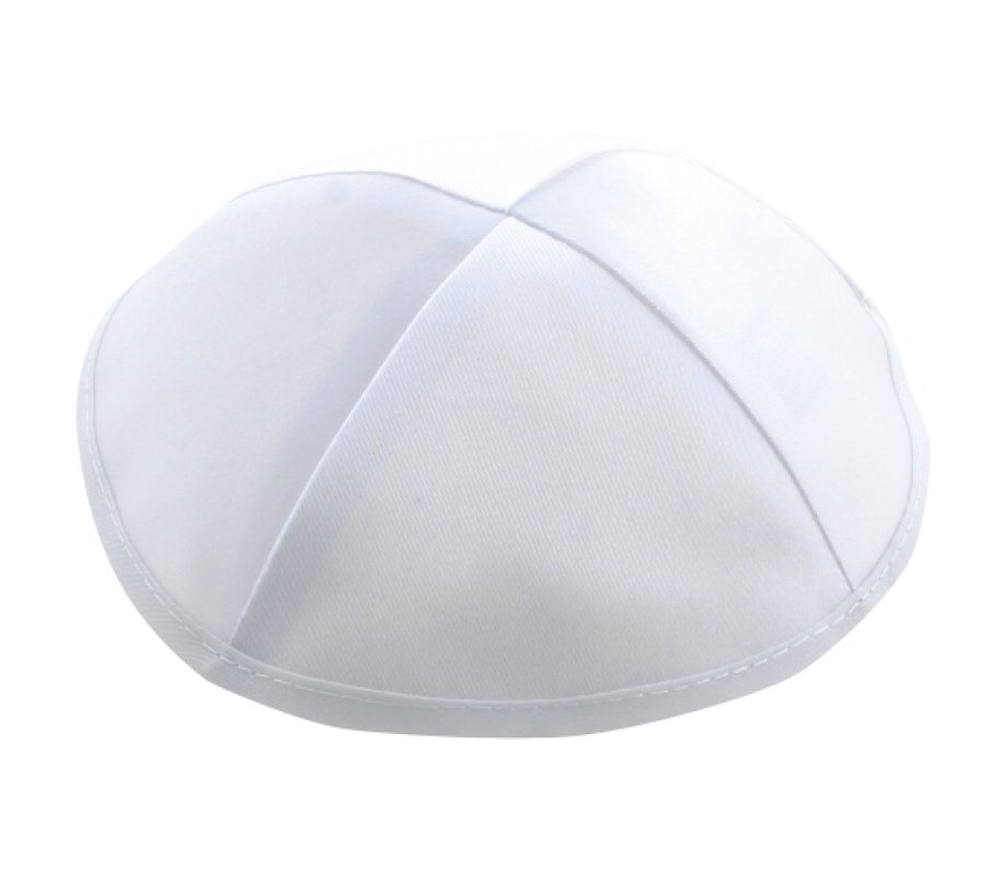 White Terylene Kippah