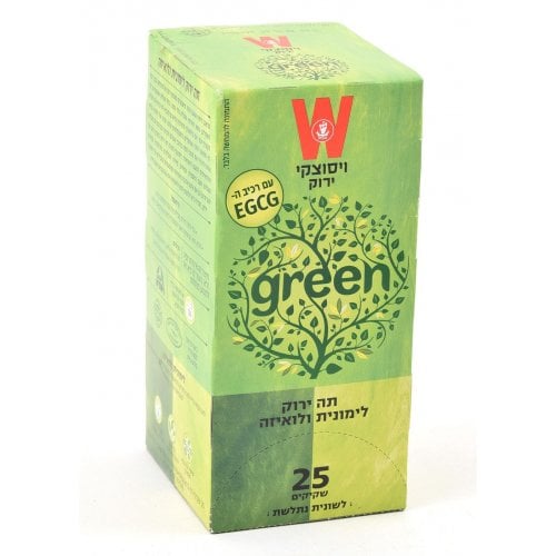 Wissotzky Green Tea with Lemongrass and Verbena - 25 Sachets