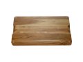 Wood Challah Board with Knife - Marble Center
